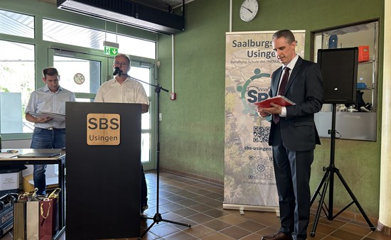 Freisprechung der Schreinerlehrlinge an der Saalburgschule